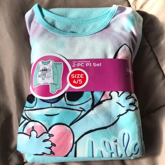 Disney Other - NWT Stitch Flannel Pajama Set - 2 Piece (Disney)